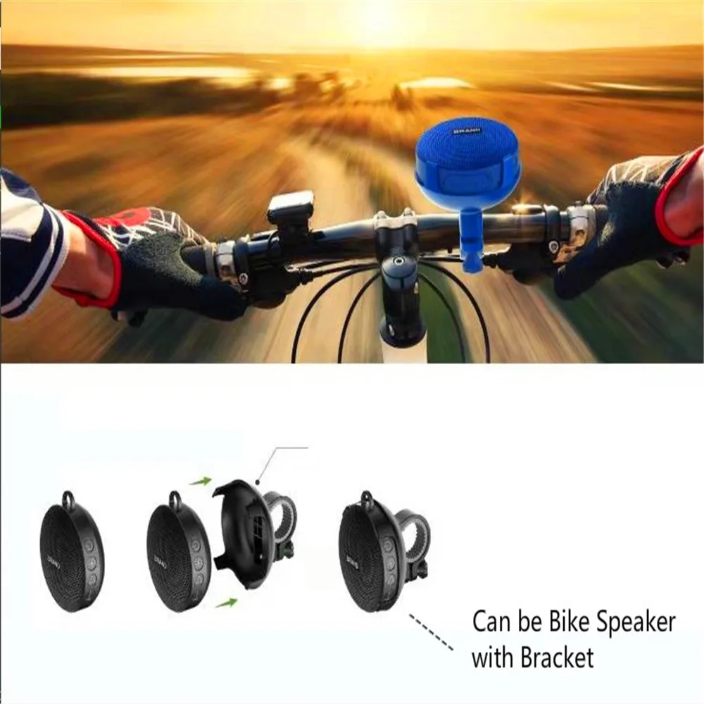 Портативный велосипедный Bluetooth динамик водонепроницаемый для душа звуковая