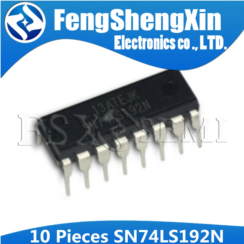 10 шт./лот SN74LS192N DIP16 74LS192 HD74LS192P SN74LS192 синхронные 4 разрядные вверх/вниз счетчики