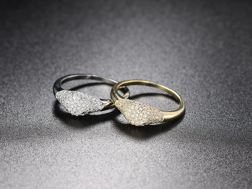 Gold Farbe Stapeln Ringe für Frauen Hohl Micro-intarsien Zirkon Kristall Punk Koreanischen Stil 2024 Mode Schmuck Dropshipping R733 – Detail 15
