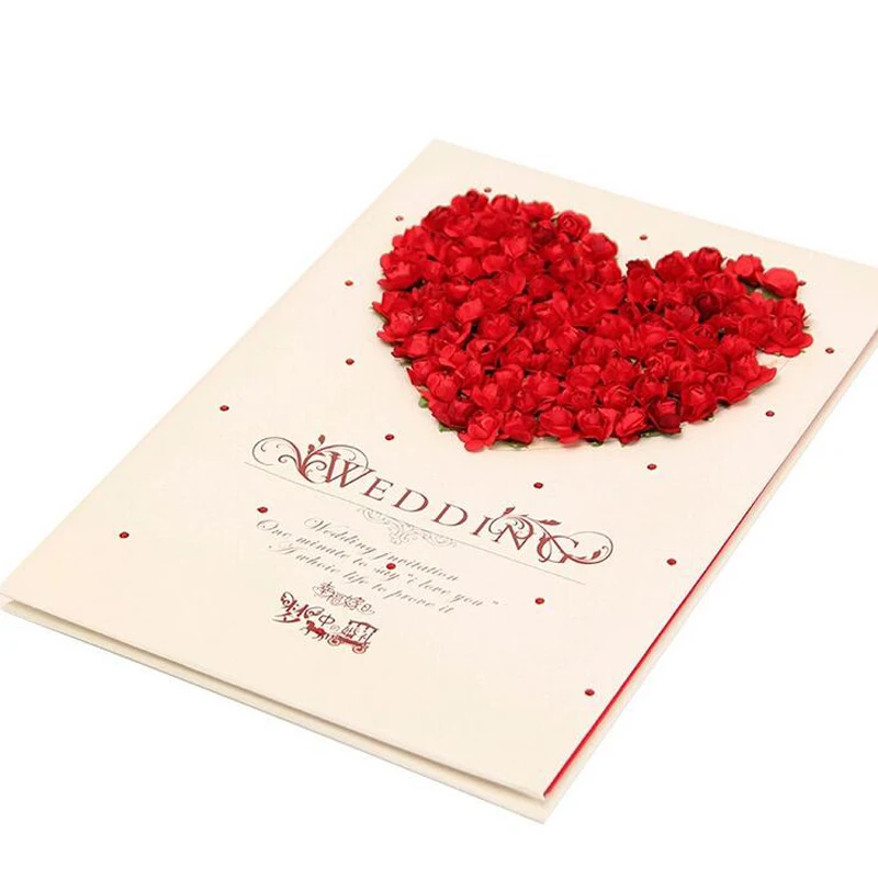 

Rose Flower Wedding Guest Book Signature Book For Wedding Decoration Reception Souvenirs Gift Marriage Event Party Supplies