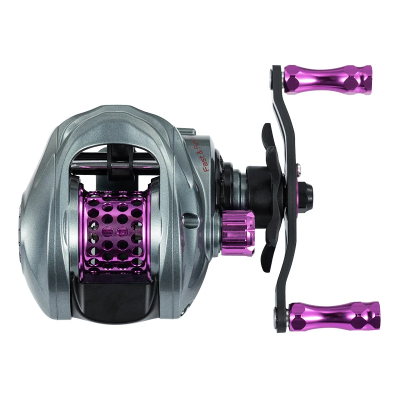 purple baitcaster