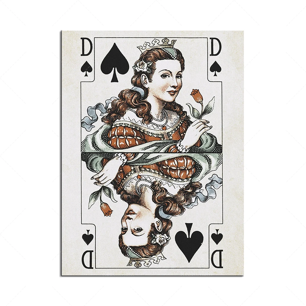 King Queen and Jack of Hearts Playing Cards Cross Stitch 