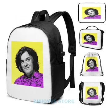 

Funny Graphic print Top Gear inspired pop art - m@y USB Charge Backpack men School bags Women bag Travel laptop bag
