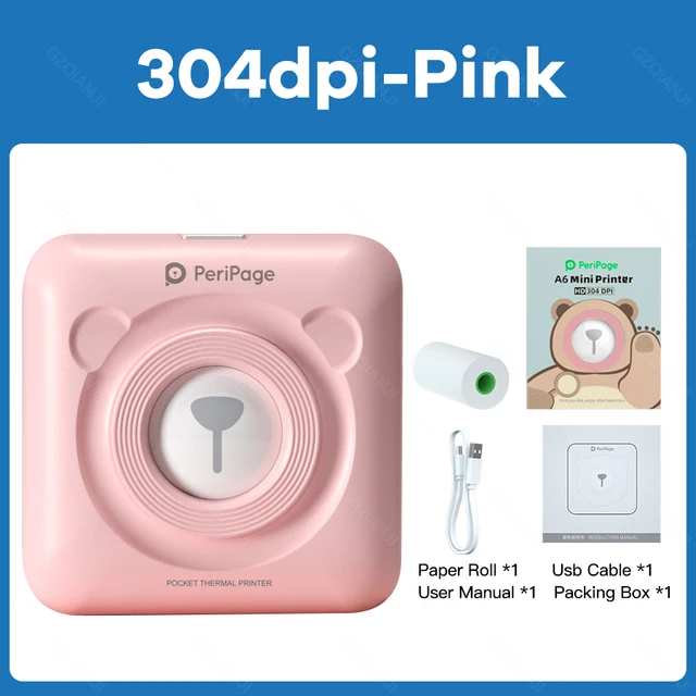 peripage mini a6 printer instructions