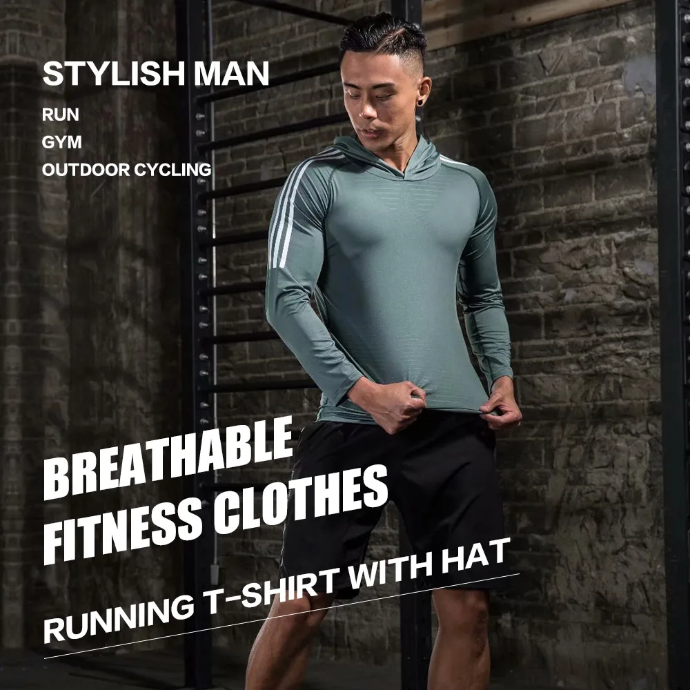 Men's Sportswear Compression Suits Training Clothing Set Training Jogging Sports Running Workout Gym Tights Dry Fit Plus Size