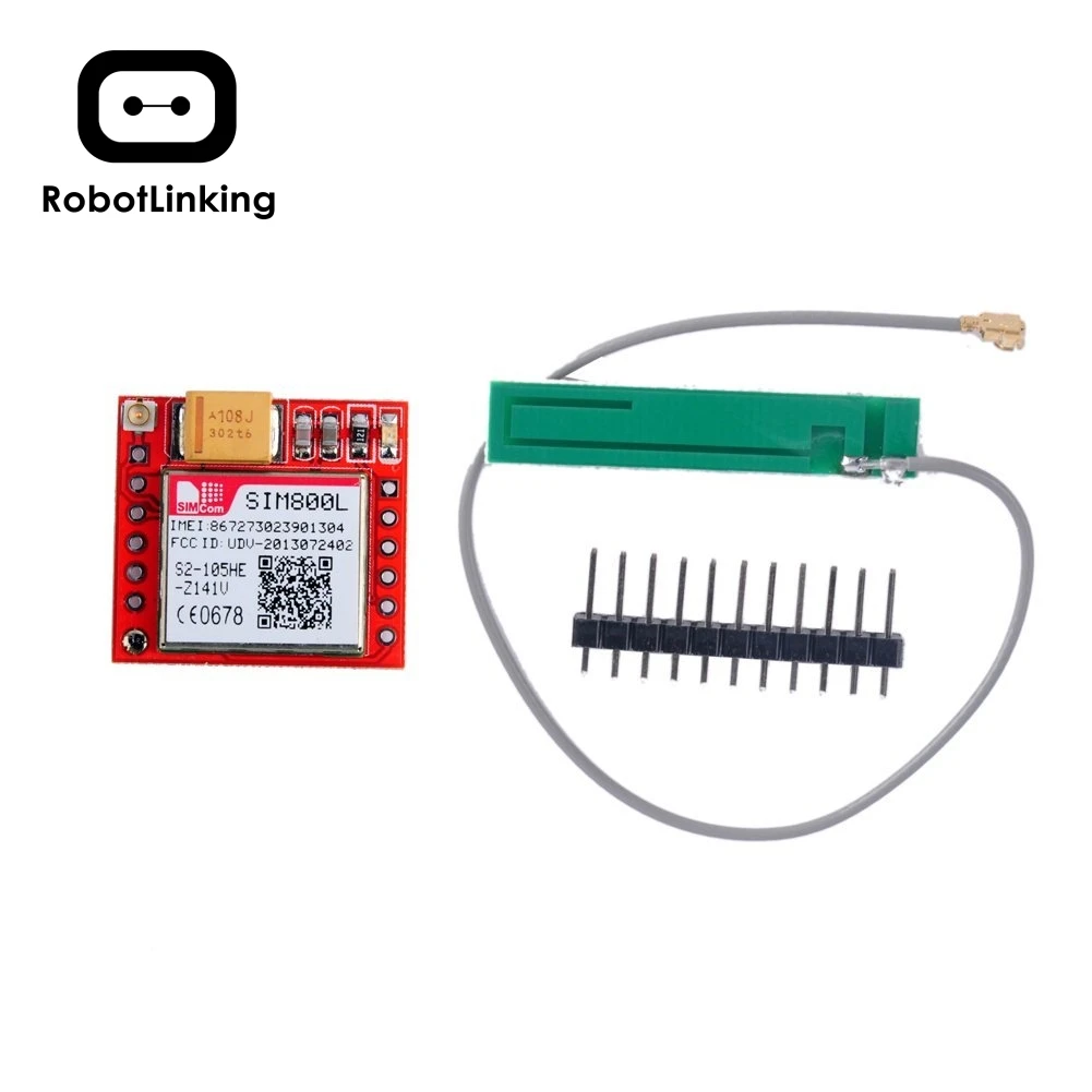 Самый маленький модуль Sim800l Gprs GSM карта MicroSIM Core плата четырехдиапазонный TTL