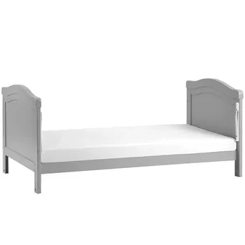 

Safe Comfortable Crib With Foam Cotton Mattress All-round Protection Ventilation Breathable Crib Simple Lines Baby Bedroom