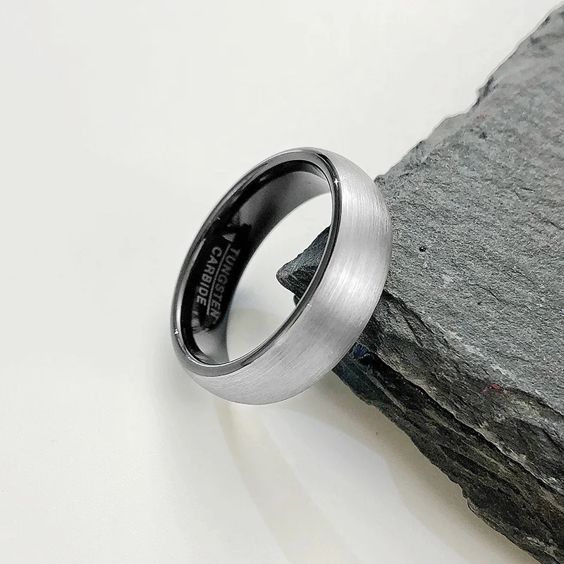 Anillo de Boda de Carburo de Tungsteno (6mm) para Hombre - Imagen 4