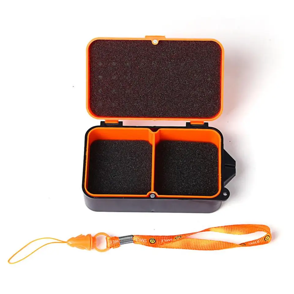 VICASKY 2 Pièces Boîte à Appâts Portable Avec Aération Seau