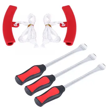 

Hot Sell 1 Set Brand New High Quality TPE Motorcycle Wheel Changing Tire Lever Tool Spoons and Tires Iron Rim Protectors