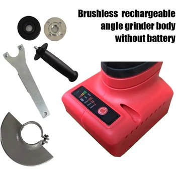 

100mm 18V Brushless Wireless Impact Angle Grinder Head Tools Kit Without Battery Brand New And High Quality