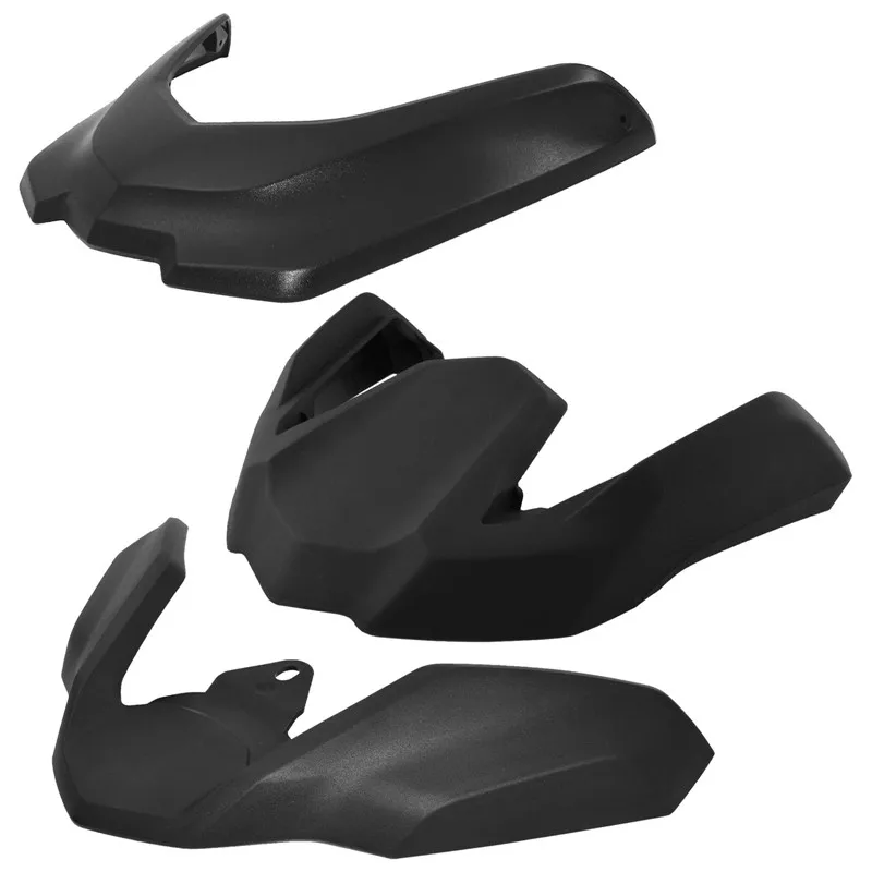 Front Wheel Upper Cover Fender Beak Nose Cone Extension Cowl Black For