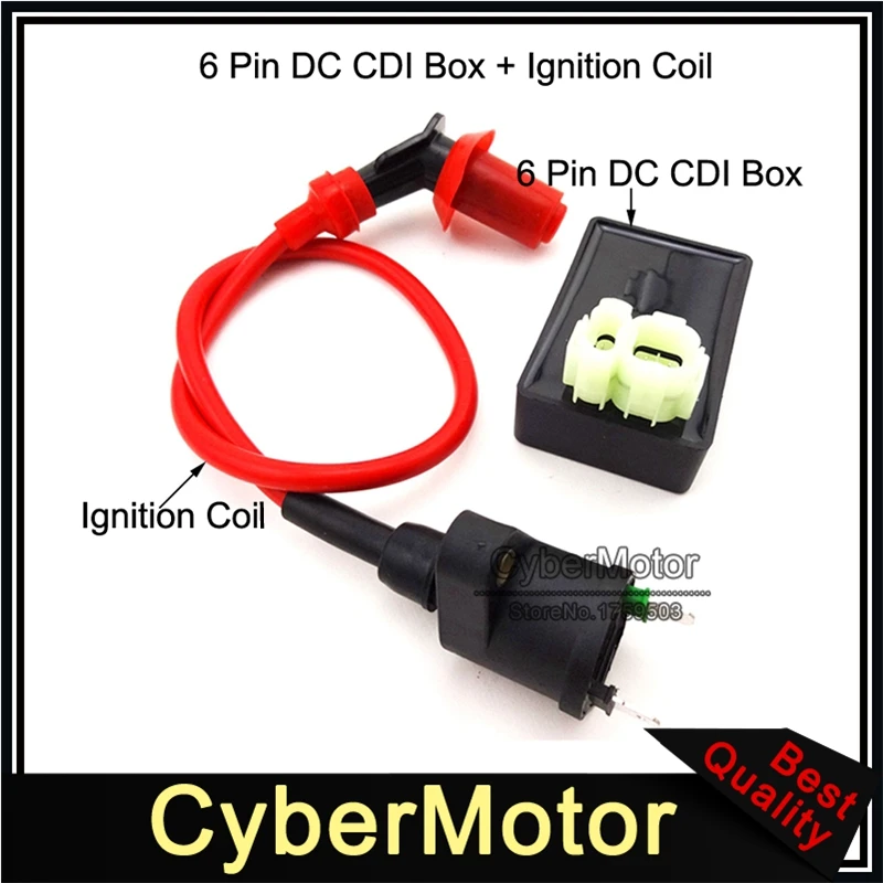 GY6 Racing Ignition Coil For Kymco SYM Vento Scooter Moped 50cc 125 150cc Engine