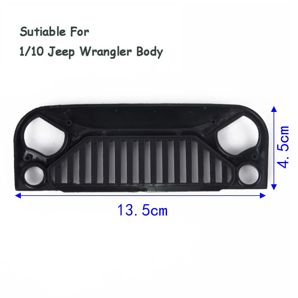 Бампер лицевая решетка Передняя Нижняя для Jeep 1/10 RC Рок Гусеничный осевой SCX10