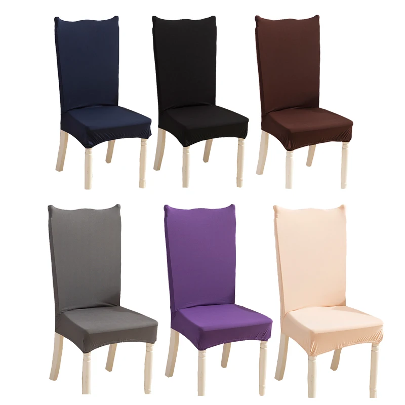 Comwarm Modern Solid Color Elastic Spandex Stretch Dining Room Chair