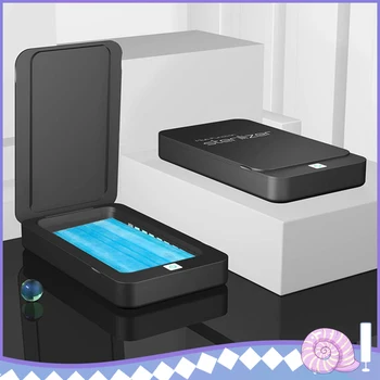 

UV Cell Phone Mask Sanitizer Portable Smartphone Toothbrush Jewelry Watch Mask Sterilizer Phone Disinfectant UV Light Cleaner