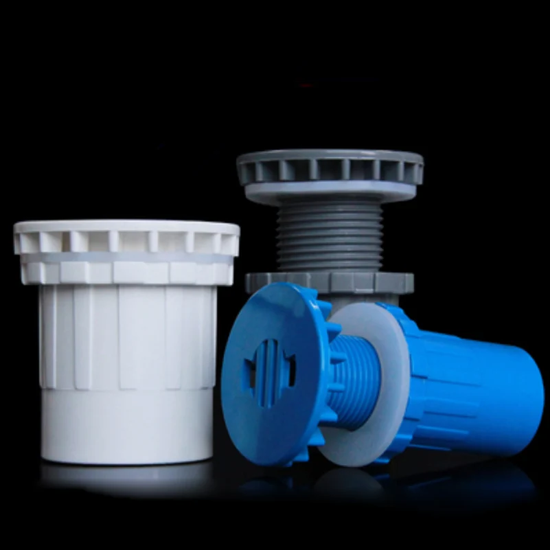 Fish Tank Drainage Straight Fittings Drain Kit Siphon Discharge Bottom