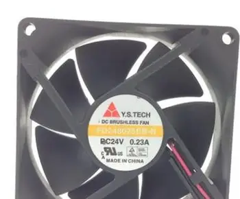 

For Y.S TECH FD248025EB-N DC 24V 0.23A 80x80x25mm 2-wire Server Cooling Fan