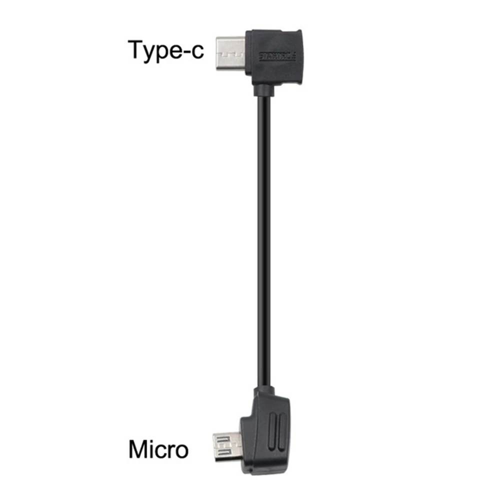 Кабель Micro USB для iPhone usb type C OTG линия передачи данных 10/30 см для DJI Mavic 2 pro mavic Spark контроллер для samsung кабели - Цвет: C TO M 10cm