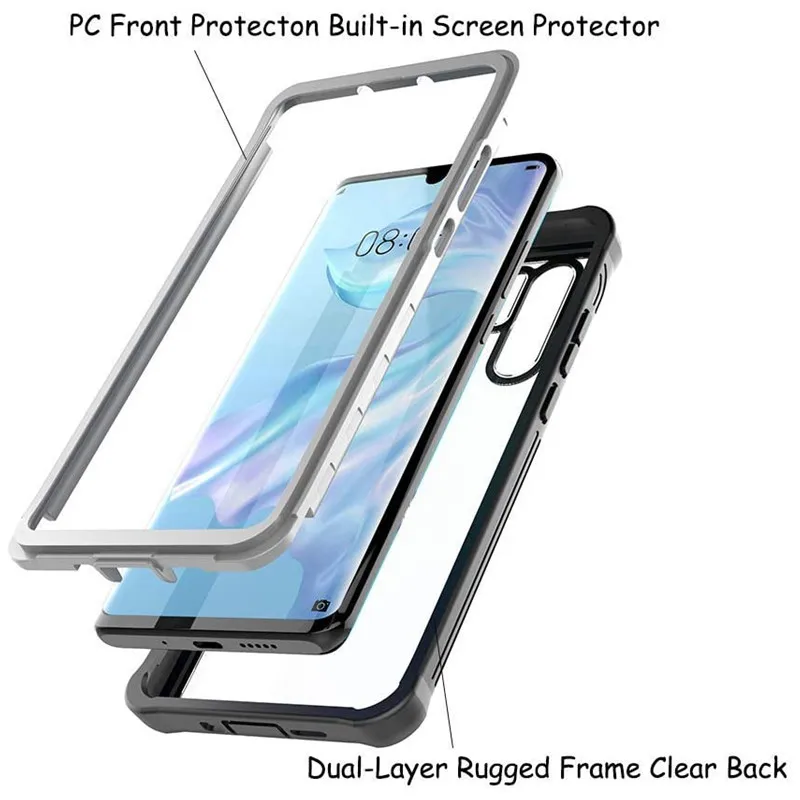 For Huawei P30 Pro Shockproof Cases 360 Heavy Duty Full Body Case