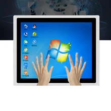 10/12/15/17 polegada indústrias painel de toque computador embutido com toque capacitivo intel j1800 i3 windows 7 tudo em um pc