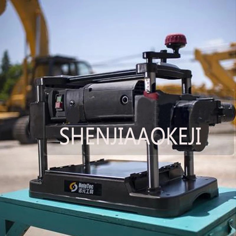 12 INCH Fine Flat Knife Planer Automatic Industrial Woodworking Automatic Feeding 220V DesktopWoodworking Planer Machine 1PC 6