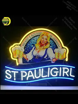 

St Pauli Girl Neon Sign neon bulb Sign Glass Tube neon lights vintage neon signs budweiser neon sign Polis Signage Shop Neon