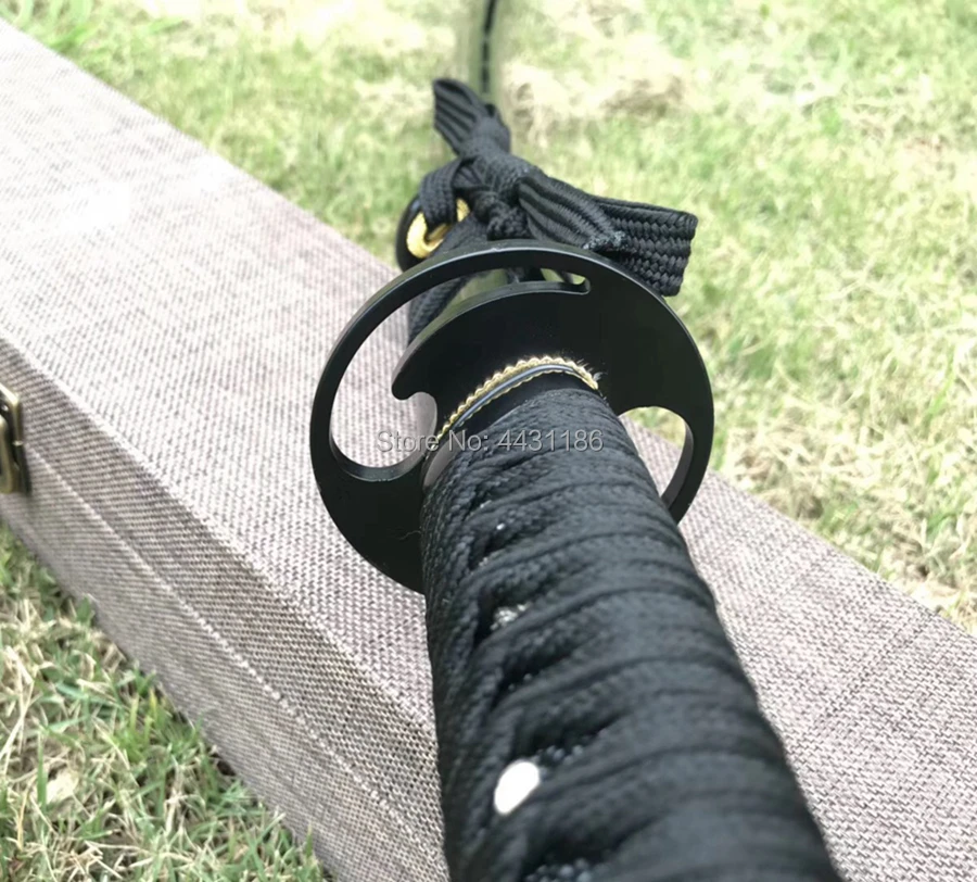 Long Handle Japanese Samurai Battle Knife Saber 1095 High Carbon Steel Sharp For Cutting Handmade Full Tang Dao Sword Katana