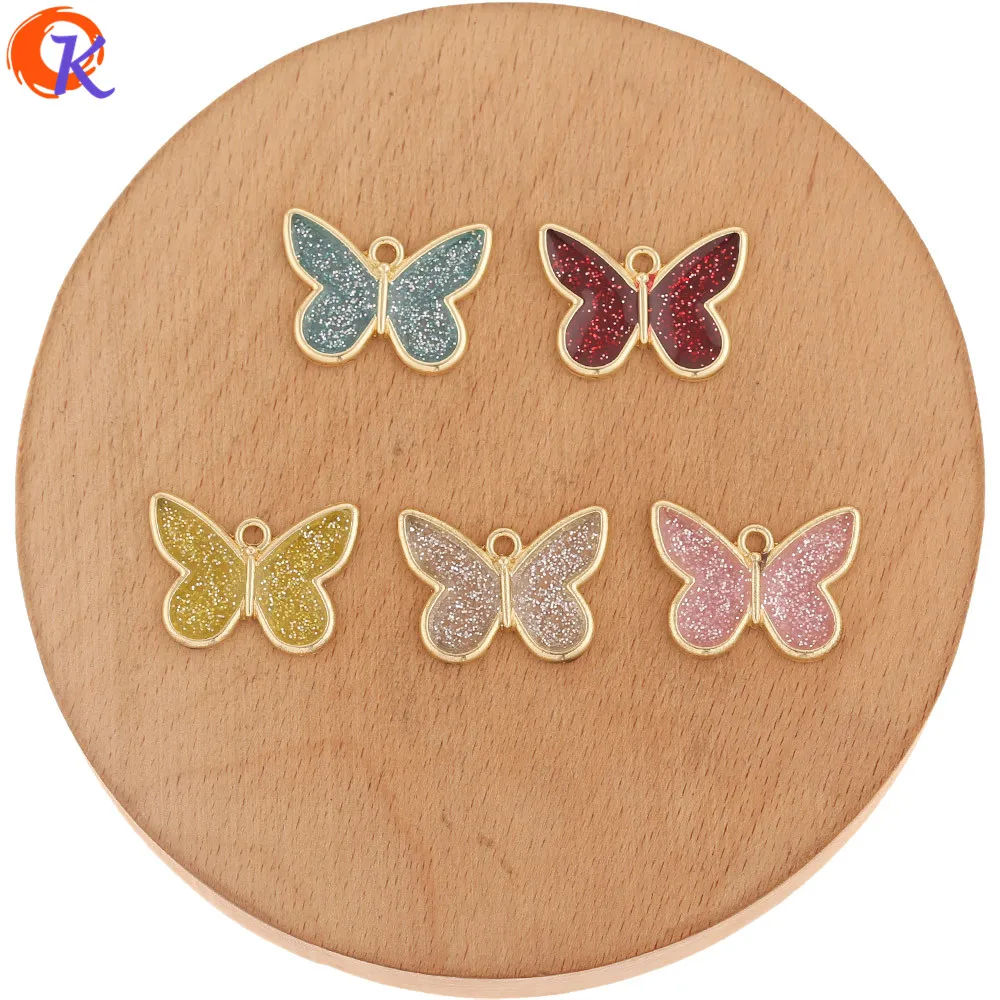 

Cordial Design 100Pcs 16*21MM Jewelry Accessories/Earrings Parts/Charms/Butterfly Shape/Hand Made/DIY Making/Earring Findings