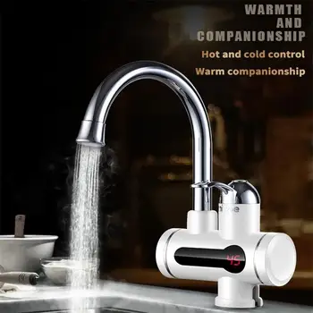 

3000W Electric Kitchen Water Heater Tap Tankless Instantaneous Water Heater Instant Hot Water Faucet Heater Cold Heating Faucet