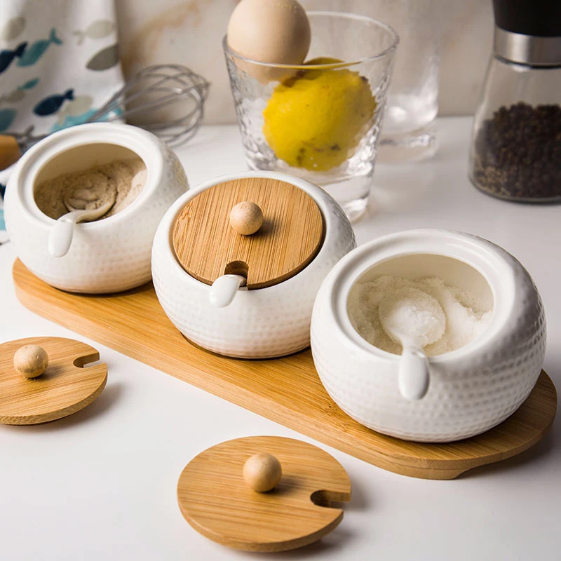 Ceramic Condiment Storage Jar  (1)