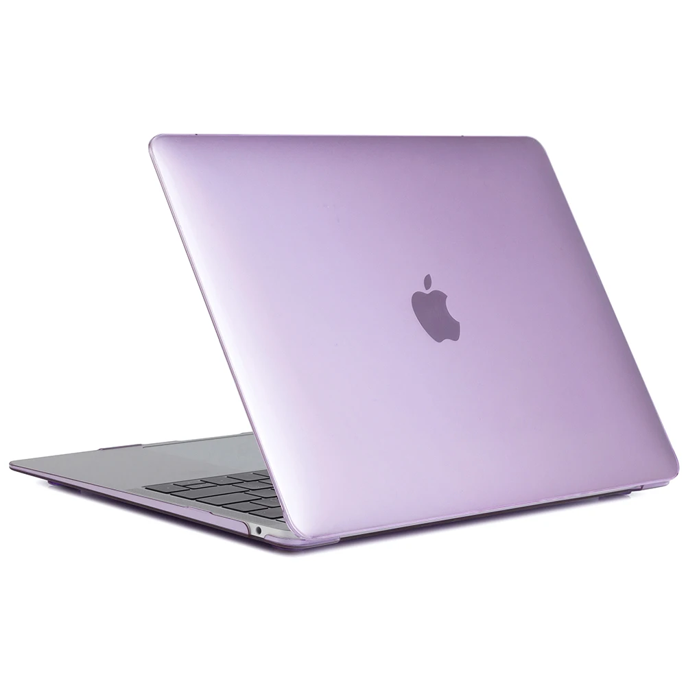 Чехол для ноутбука Macbook Air Pro retina Touch Bar 11 12 13 15 дюймов для Mac Book 13,3 15,4 чехол для ноутбука Macbook Pro 16 чехол - Цвет: Фиолетовый