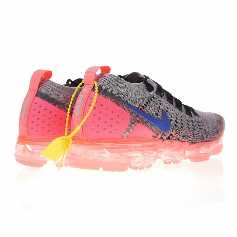 NIKE Air Max Vapormax Flyknit женские модные кроссовки без шнуровки, светильник, амортизирующая обувь для бега, сетчатая дышащая обувь на шнуровке 942843