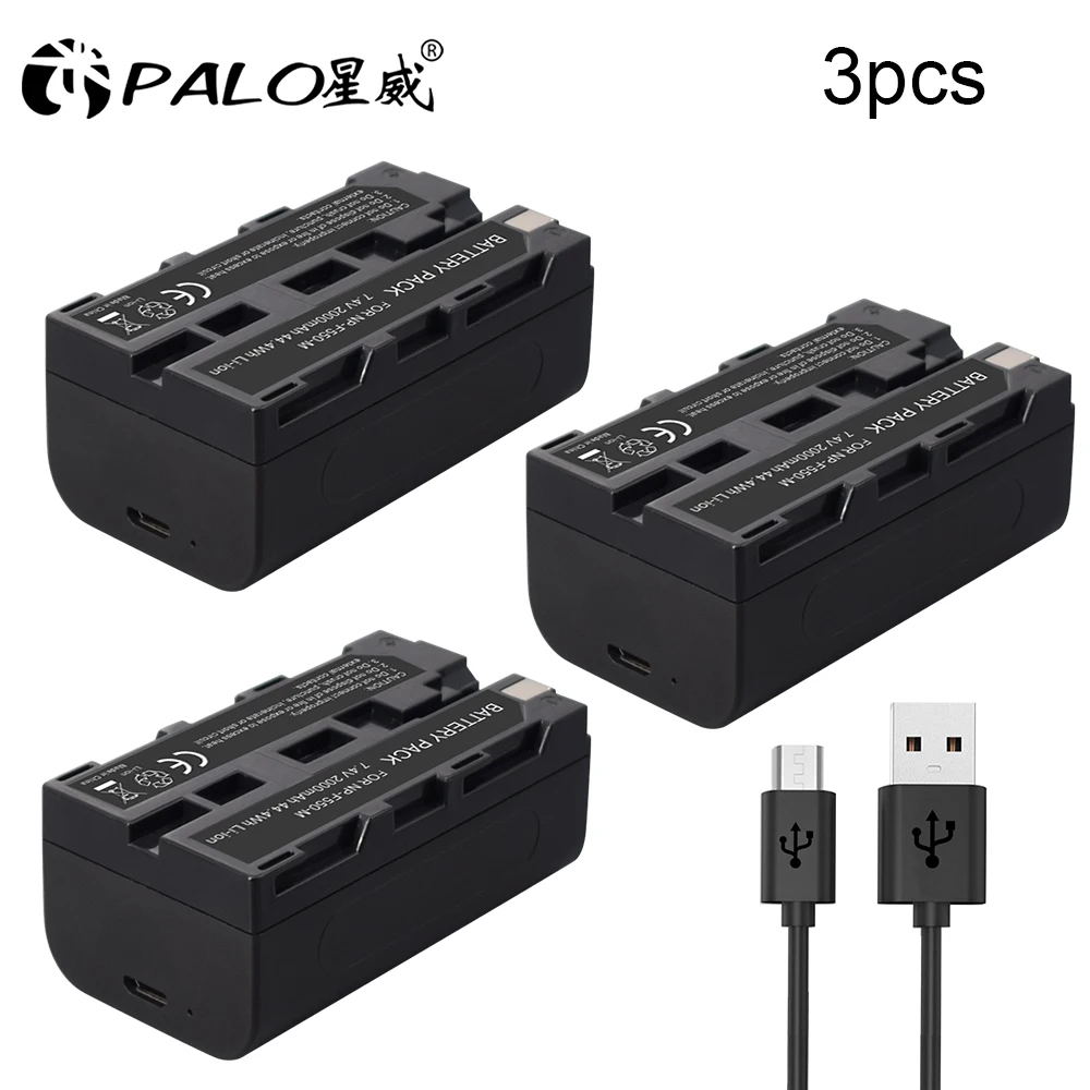 Batteria Ricaricabile Della Macchina Fotografica Dello Li-Ione Di Np F550 Npf550 Di Palo Np-F550 Per La Np-F330 Di Sony Np-F570 Np-F730 Np-F750 Np-F97