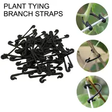 

PP 50Pcs Durable Plant Support Connect Clips Gardening Fixing Clamps Reliable Plant Fixing Clips Stable for Farm