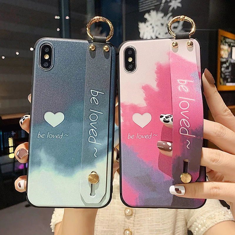Чехол с держателем для телефона Oppo Realme 5 5PRO 6 PRO C11 C15 X C2 7 C17 XT C1 Reno 2 2Z 2F 3 4 4Z A15 A55 A83 A93 A94