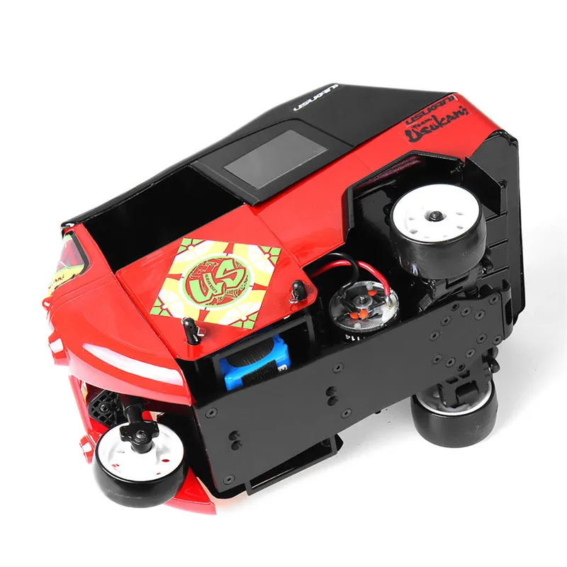 Usukani D3T 1/8 2,4 г RWD ру автомобиль электрический трицикл для дрифта транспортного средства RTR модель передняя вилка двухвесенний шок для детей