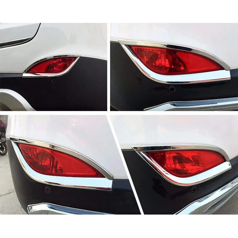 ABS Хромированная задняя противотуманная фара Накладка для hyundai Tucson Ix35 2010 2011 2012 2013