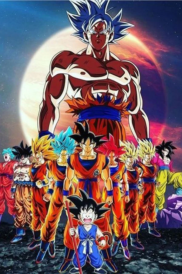 5d алмазная роспись дракона шар Супер Saiyan goku полный квадрат/круглый сверло Хрустальная мозаика картина diy Алмазная вышивка - Цвет: Синий