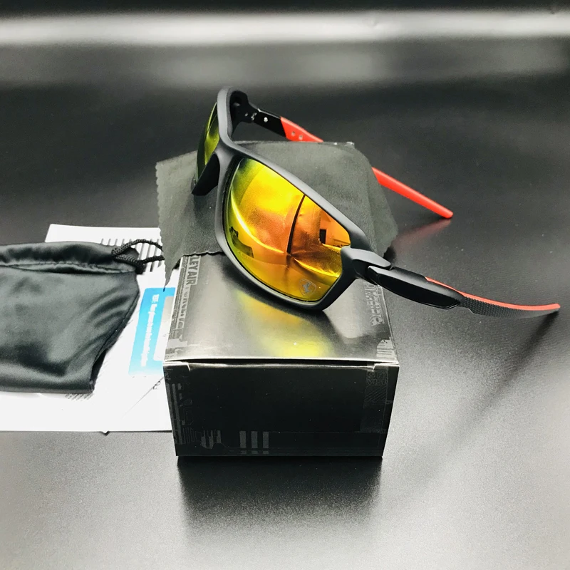 Поляризованные очки для бега езды на велосипеде рыбалки вождения UV400 спортивные