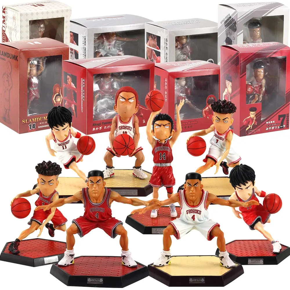 SLAM DUNK фигурки героев ханамичи сакураги Rukawa Kaede Акаги Такенори Мияги райота шохоку