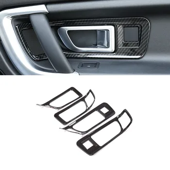 

For Land Rover Discovery Sport 2015-2019 ABS Plastic Carbon Fiber Interior Door Handle Frame Trim Sticker Accessories