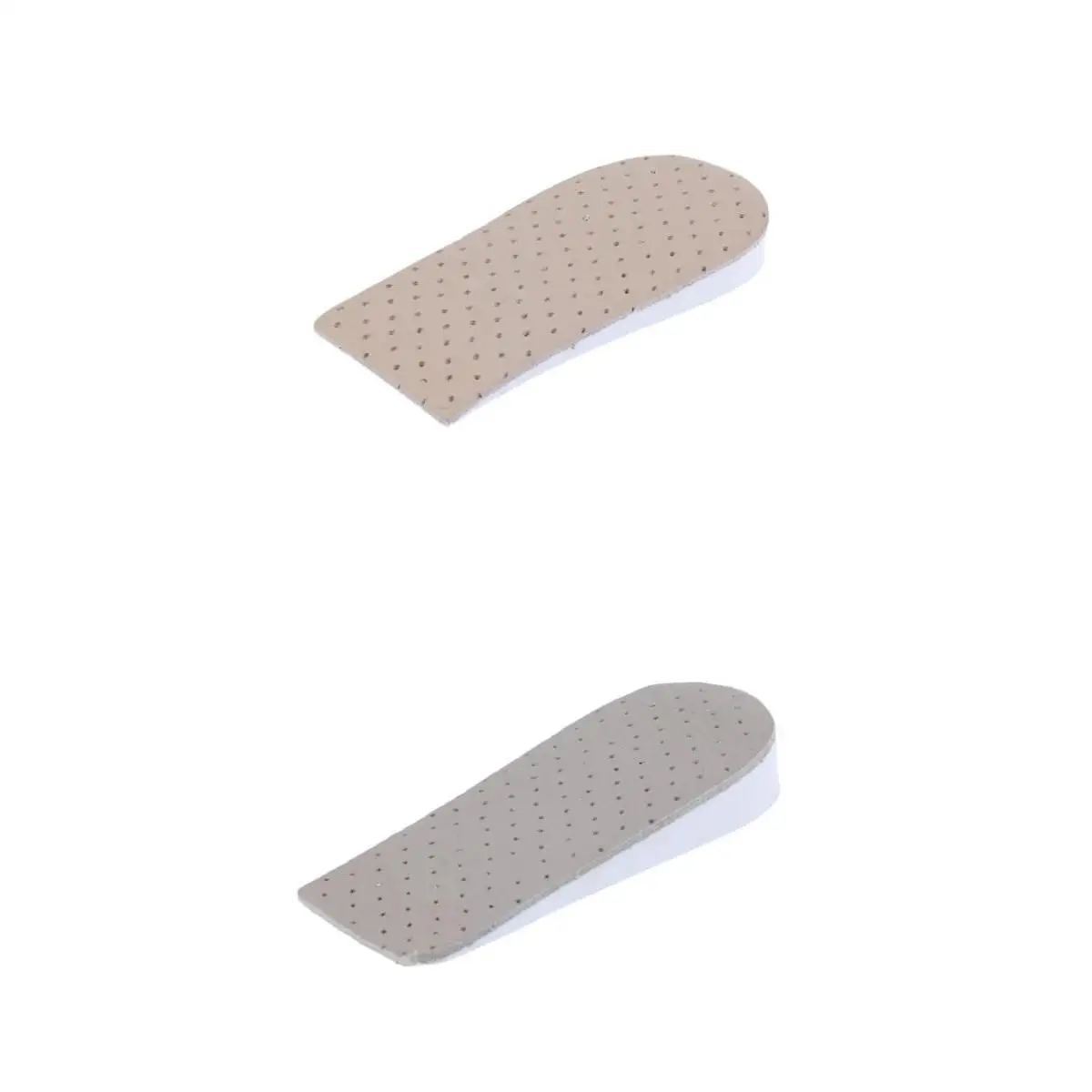 2 Pair Invisible Height Increase Half Shoes Insole Taller Lifts Breathable