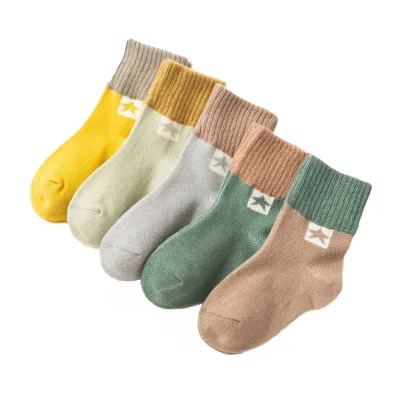 VIDMID Baby Girls Socks Spring Summer Cotton Newborn Baby Socks Baby clothes Kids Socks for 1-9 year Children Boys Socks 4122 01