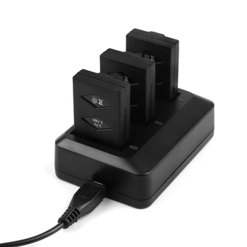 

3PCS for Parrot Mini Drone 3.7v 600mAh LiPo Battery with charging cable and 3 batteries at the same time