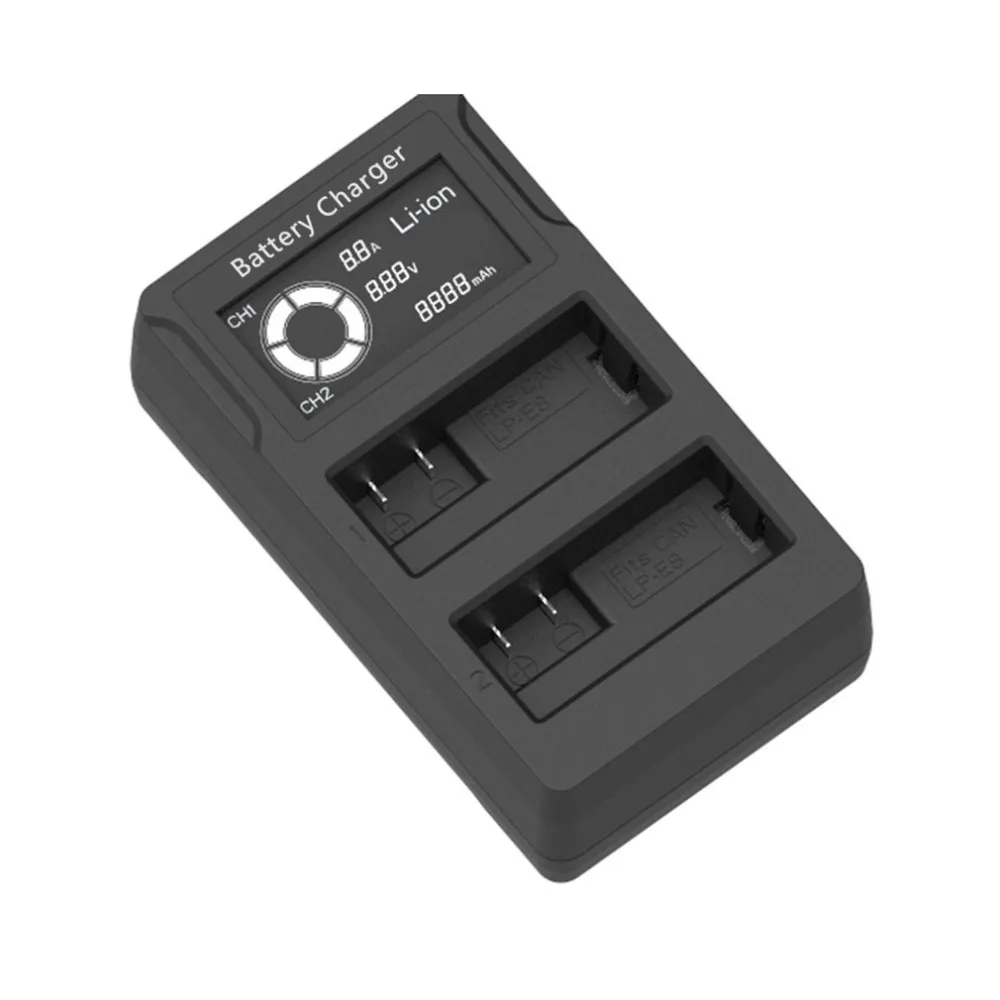 Для Palo LP-E8 USB камера зарядное устройство Смарт ЖК-дисплей портативный банк питания для мобильного телефона для камеры батарея