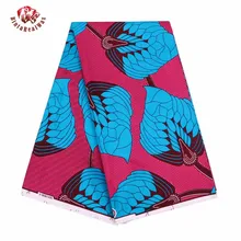 Полиэстер новые принты ткань Анкара бинта настоящий воск высокое качество 6 ярдов африканская ткань для вечерние платья FP6118