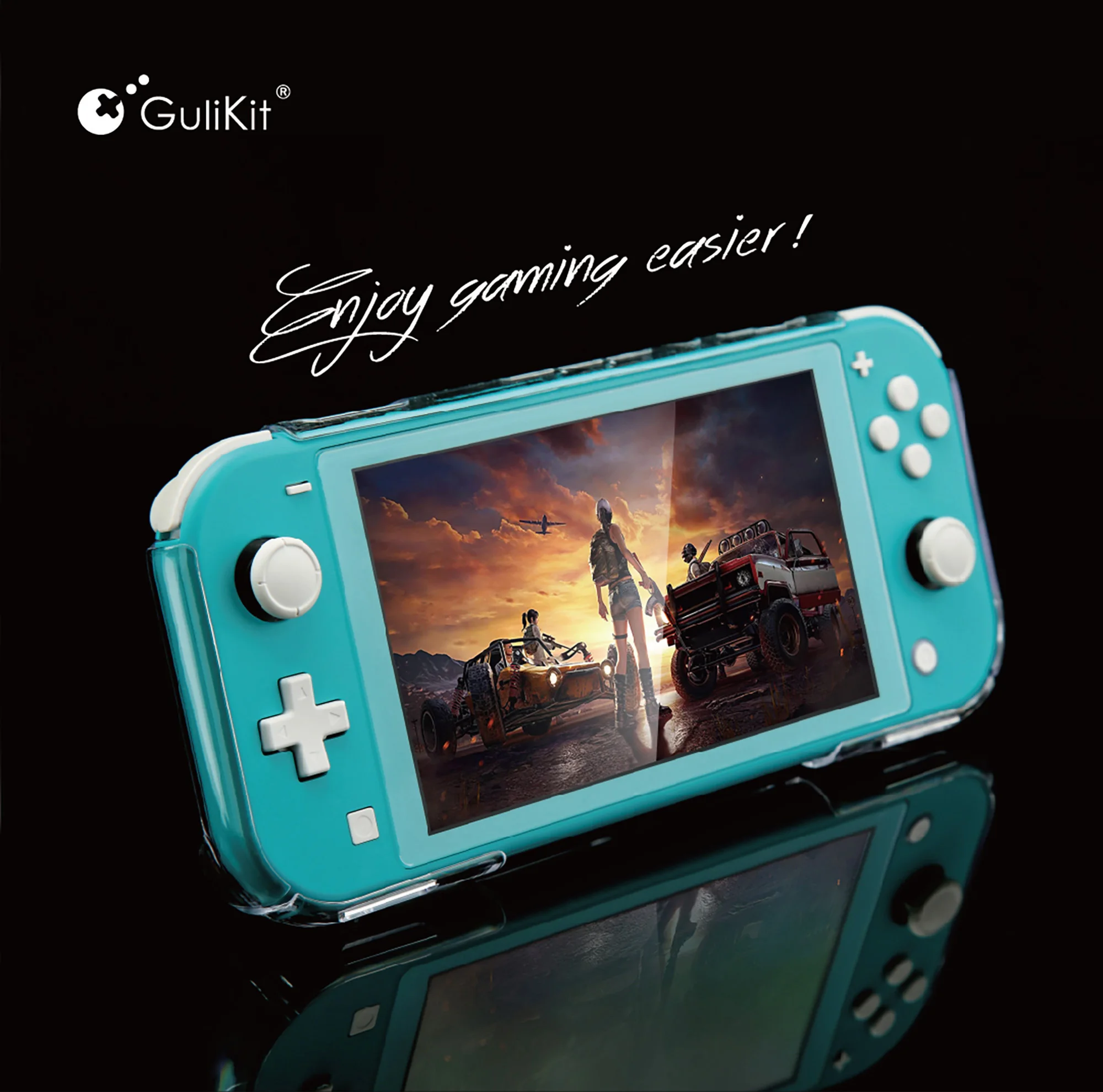 Прозрачный прозрачный защитный чехол gulikit switch lite для хоста совместимый с ROUTE AIR NS16