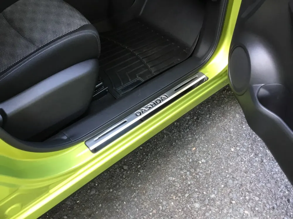 

Car Accessories For Nissan Qashqai J11 Door Sill Cover Scuff Plate Guard Protector Protection Auto Sticker Styling 2017 2019