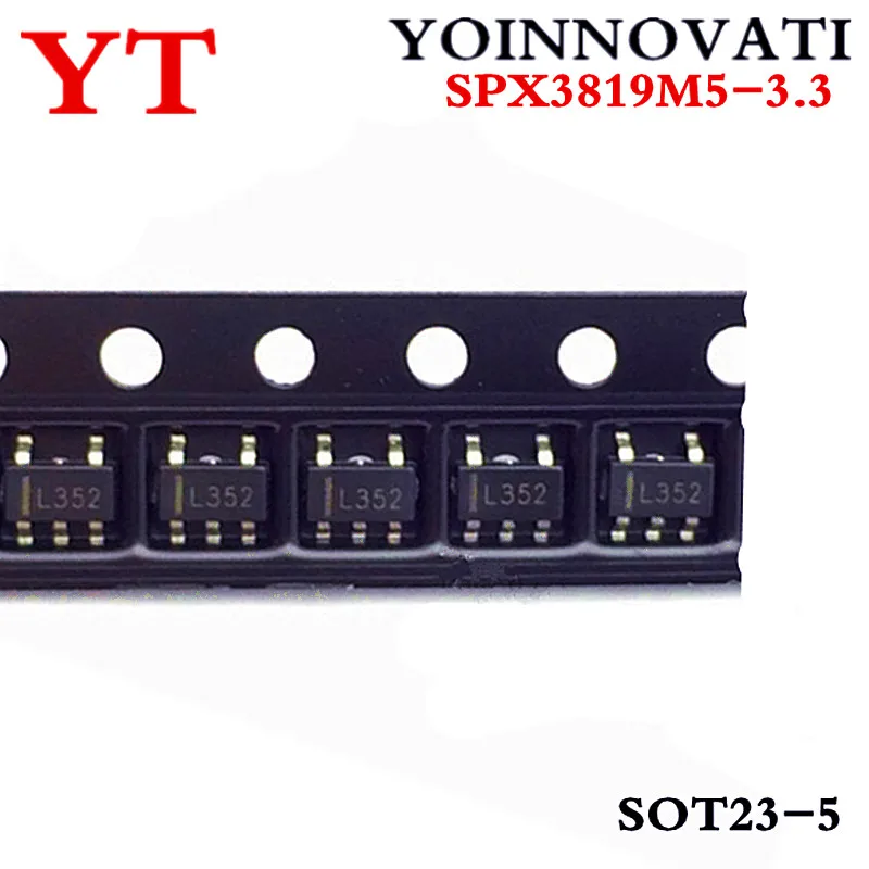 

100pcs/lot SPX3819M5-3.3 SPX3819M5 3819 500mA 3.3V SOT23 IC Best quality